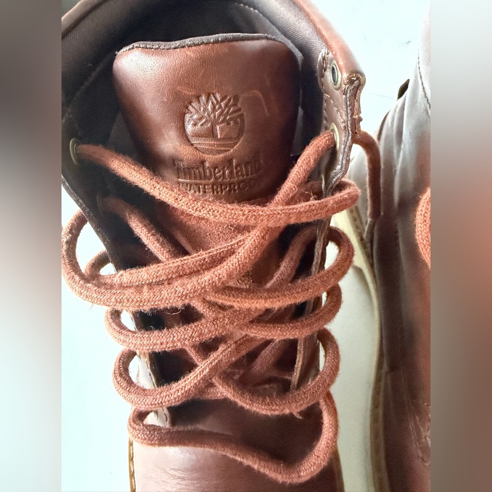 Timberland brown leather boots size 6 - Picture 5 of 15